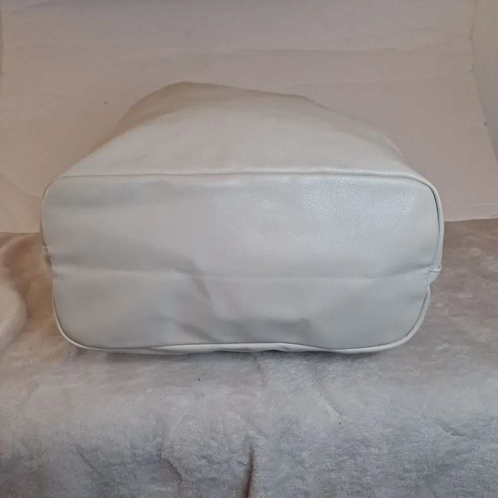 Donna Karan Cosmetics Tote Hobo Bag Cream Color